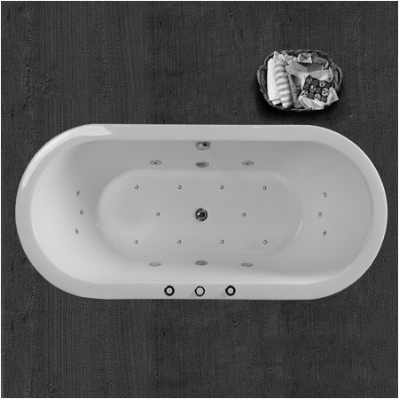 Bathtubs 32 Wide Woodbridge 67" X 32" Whirlpool Water Jetted and Air Bubble