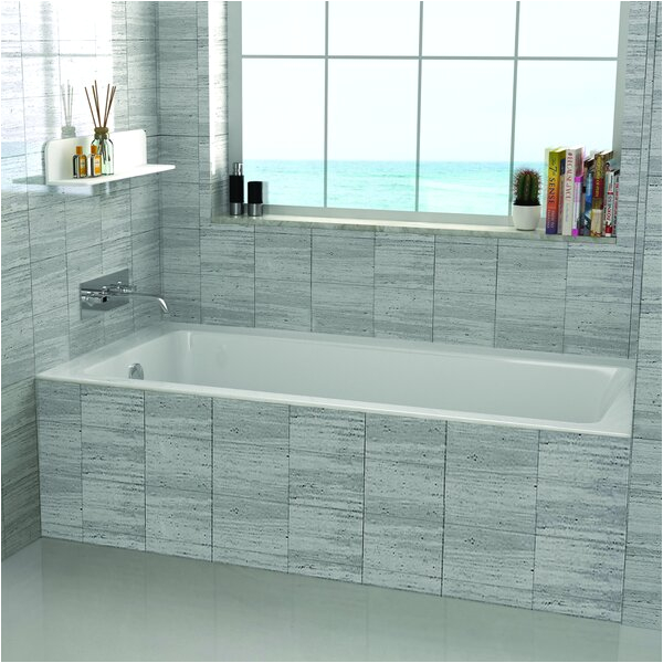 Bathtubs 32 X 60 Fine Fixtures 60" X 32" Drop In soaking Bathtub & Reviews