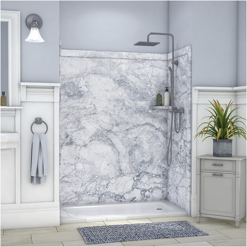 Bathtubs 36 X 60 Flexstone 60" X 36" Royal Bathtub Shower Wall Surround at