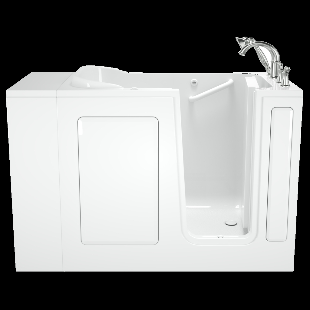 gelcoat value series 28x48 inch walk in bathtub with whirlpool system right hand door and dra