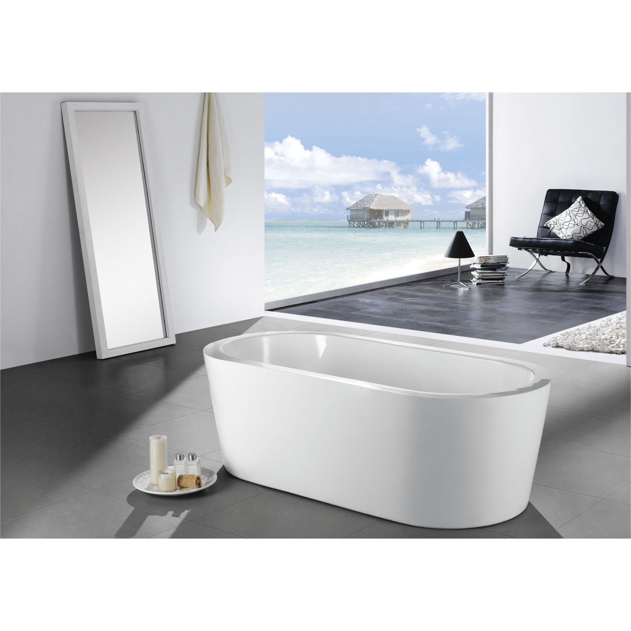 Eviva Ramo 58 x 29 Bathtub EVTB6201 59WH EVIE1203