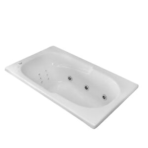 Bathtubs 60 X 36 Carver Tubs Ar6036 36" X 60" Drop In Whirlpool Bathtub