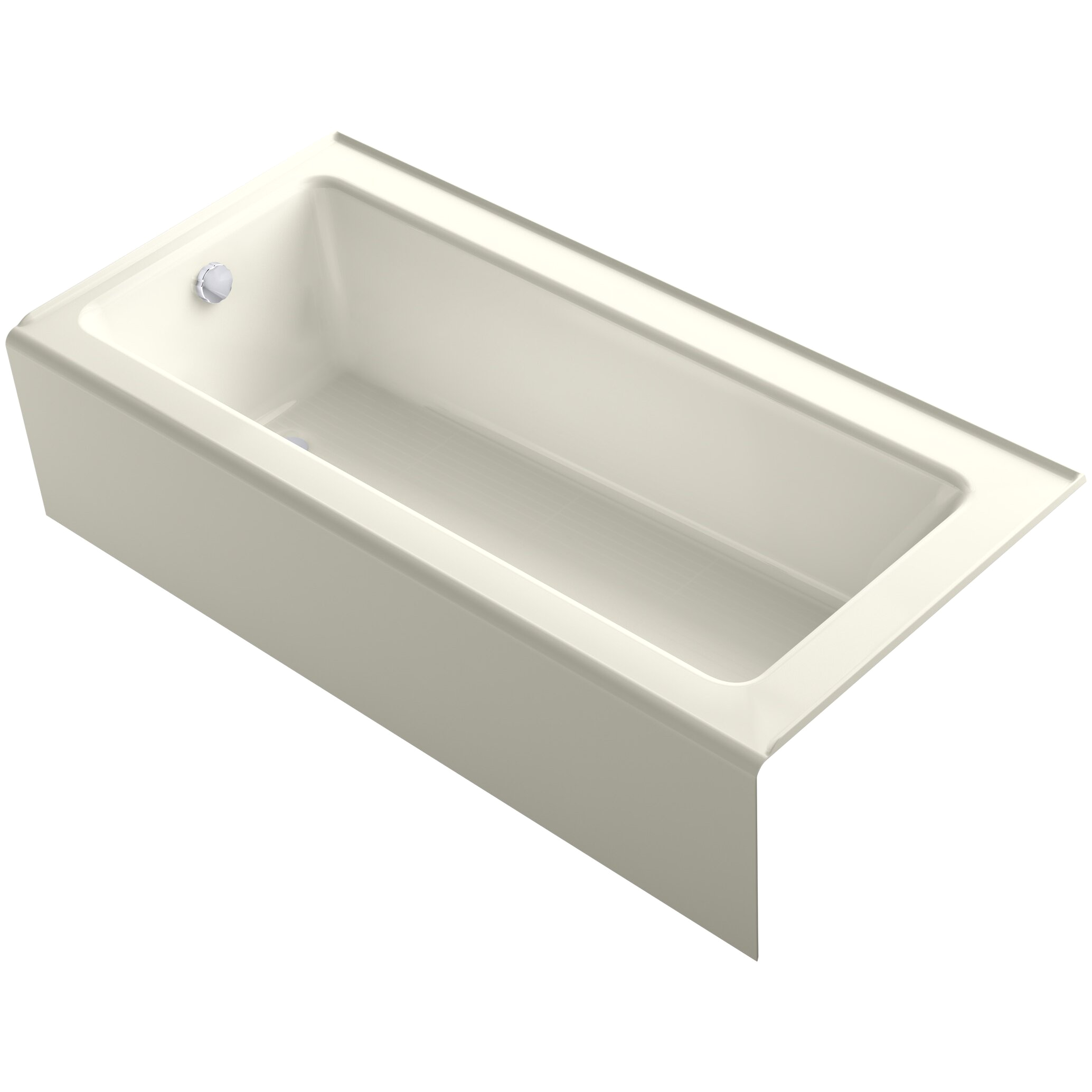 Kohler Bellwether 66 X 32 Alcove Bath with Integral Apron and Left Hand Drain K 847 0 KOH