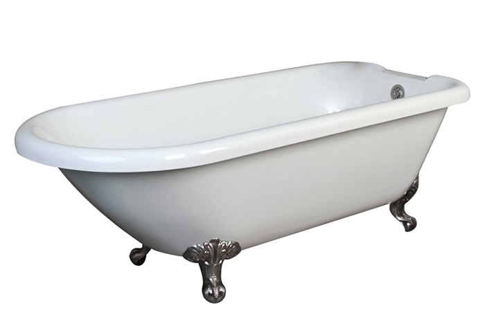 barclay beaumont atr70i wh 70 inch acrylic bathtub with 3 3 8 inch wall holes imperial feet
