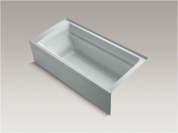 KOHLER ArcherR 72 x 36 alcove VibrAcousticR bath with integral apron tile contemporary bathtubs