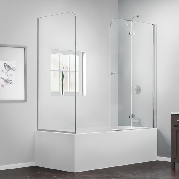 Bathtubs Doors 6 Dreamline Aqua Fold 56 to 60 In W X 30 In D X 58 In H