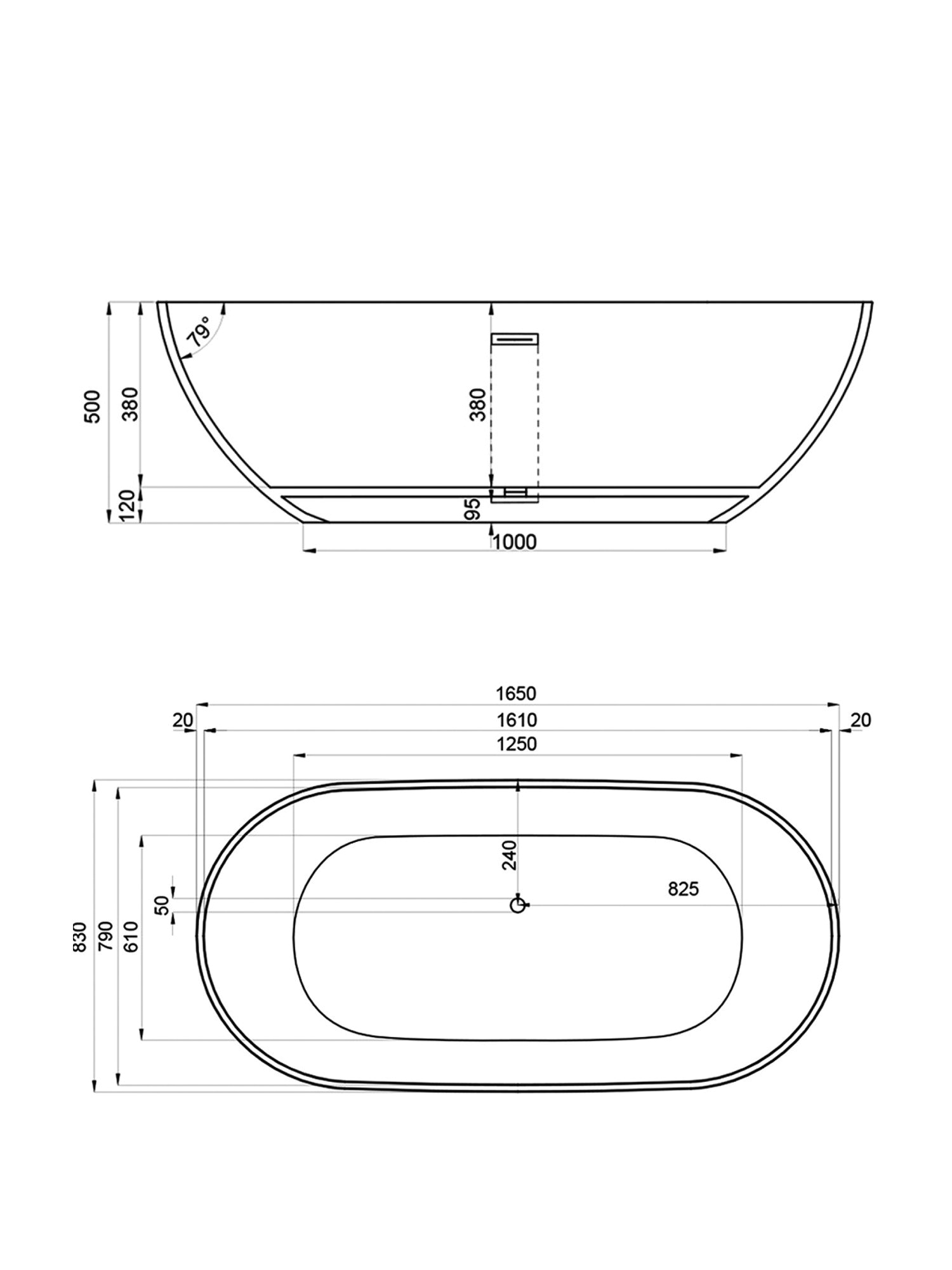 jee o dubai freestanding bathtub sbm059