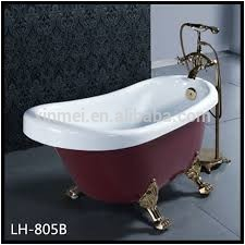 2015 hot sell acrylic clawfoot bathtub