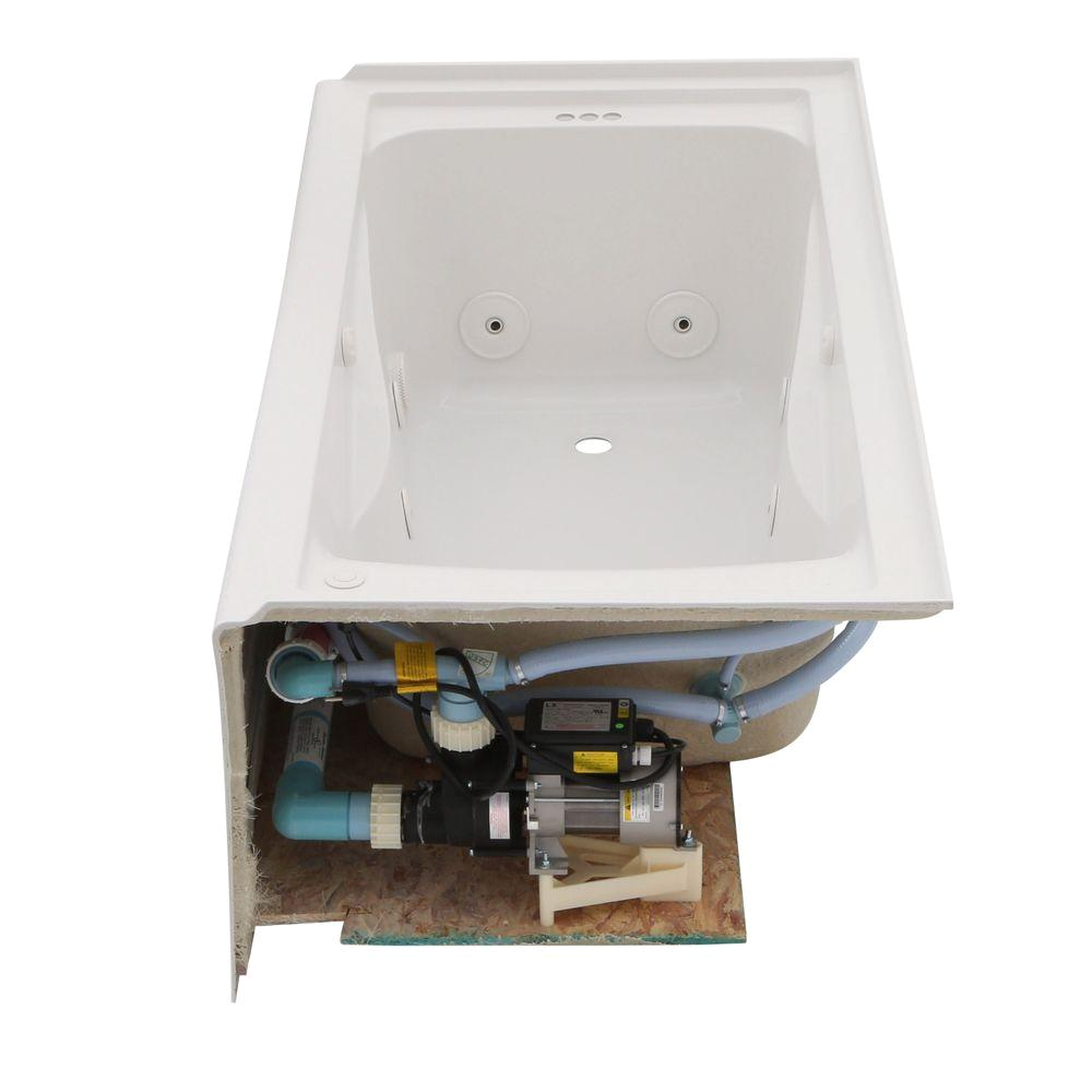 american standard everclean 60 x 32 left drain whirlpool tub