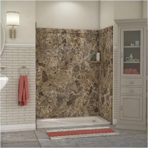 Bathtubs for Sale Menards Flexstone Royale 60" X 36" Bathtub Shower Wall Surround at