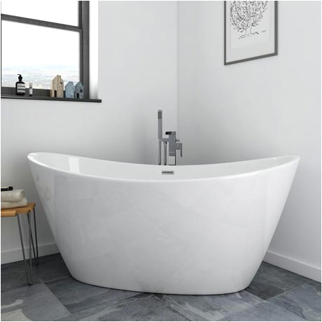 windsor sofia 1700 x 800mm modern double ended freestanding bath