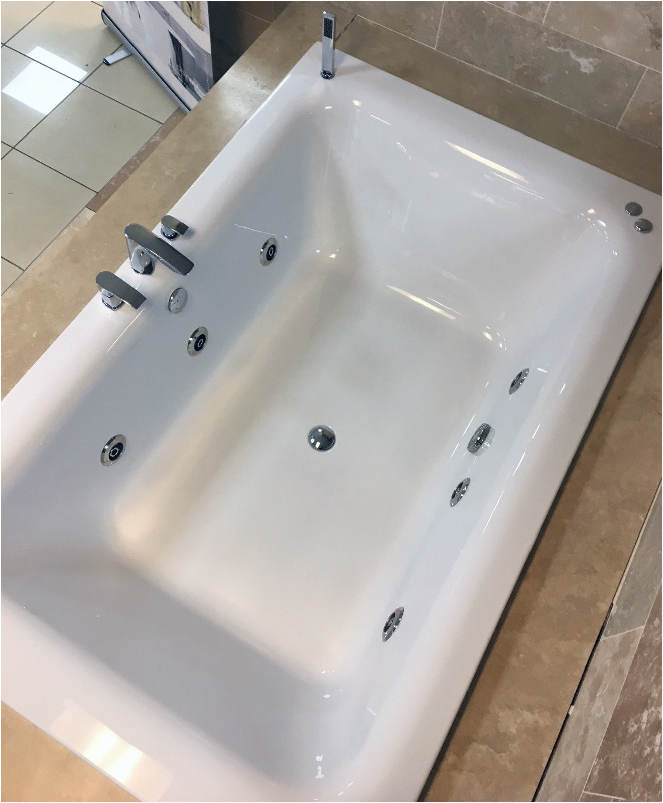 Bathtubs Large X Olena 1900 X 1200mm Luxury Bath Whirlpool Jacuzzi