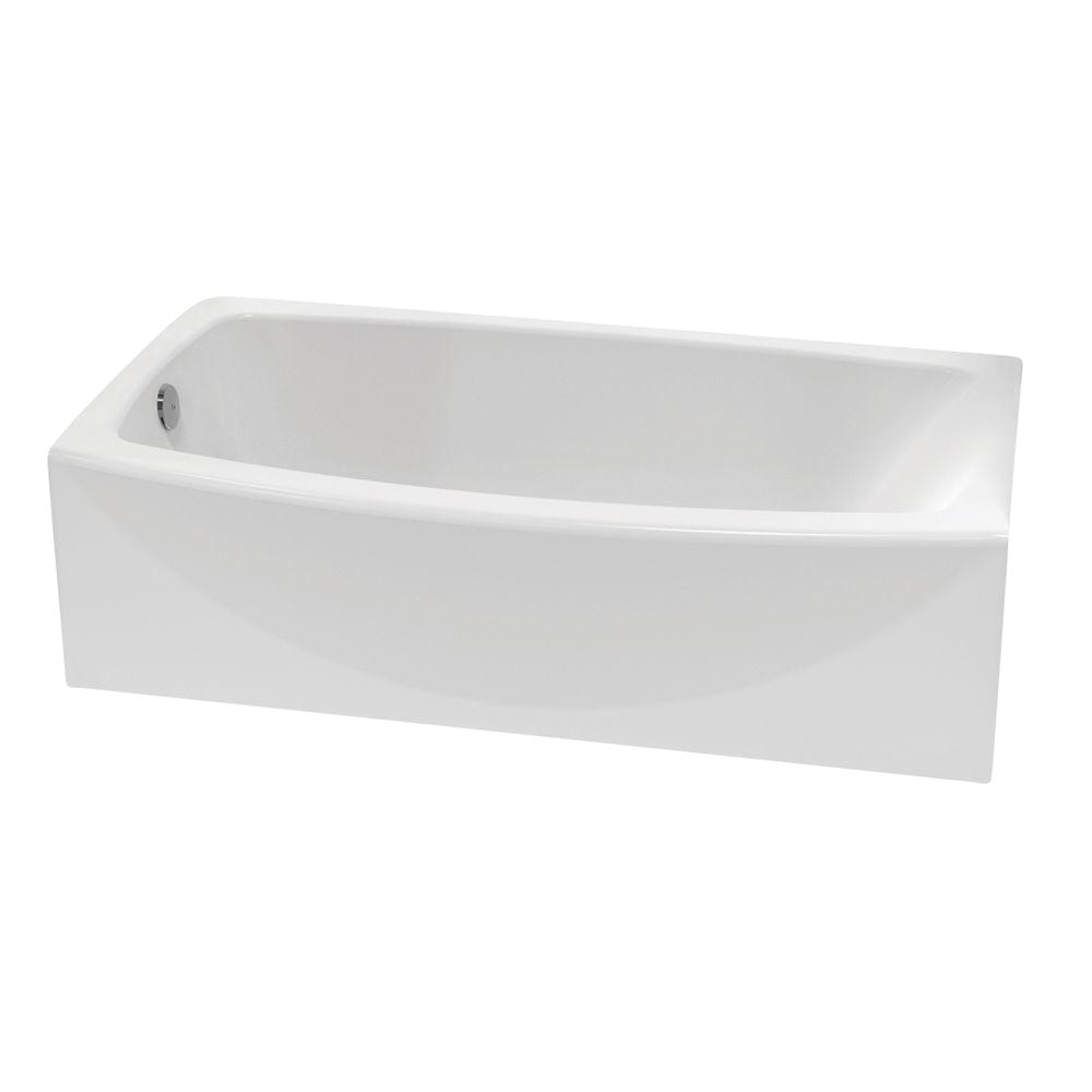 Bathtubs Left Drain American Standard Ovation 5 Ft Left Hand Drain Bathtub In