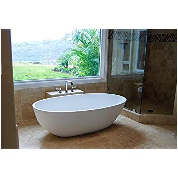 Bathtubs Luxury 9 Luxury Freestanding soaking Bathtub with Overflow White