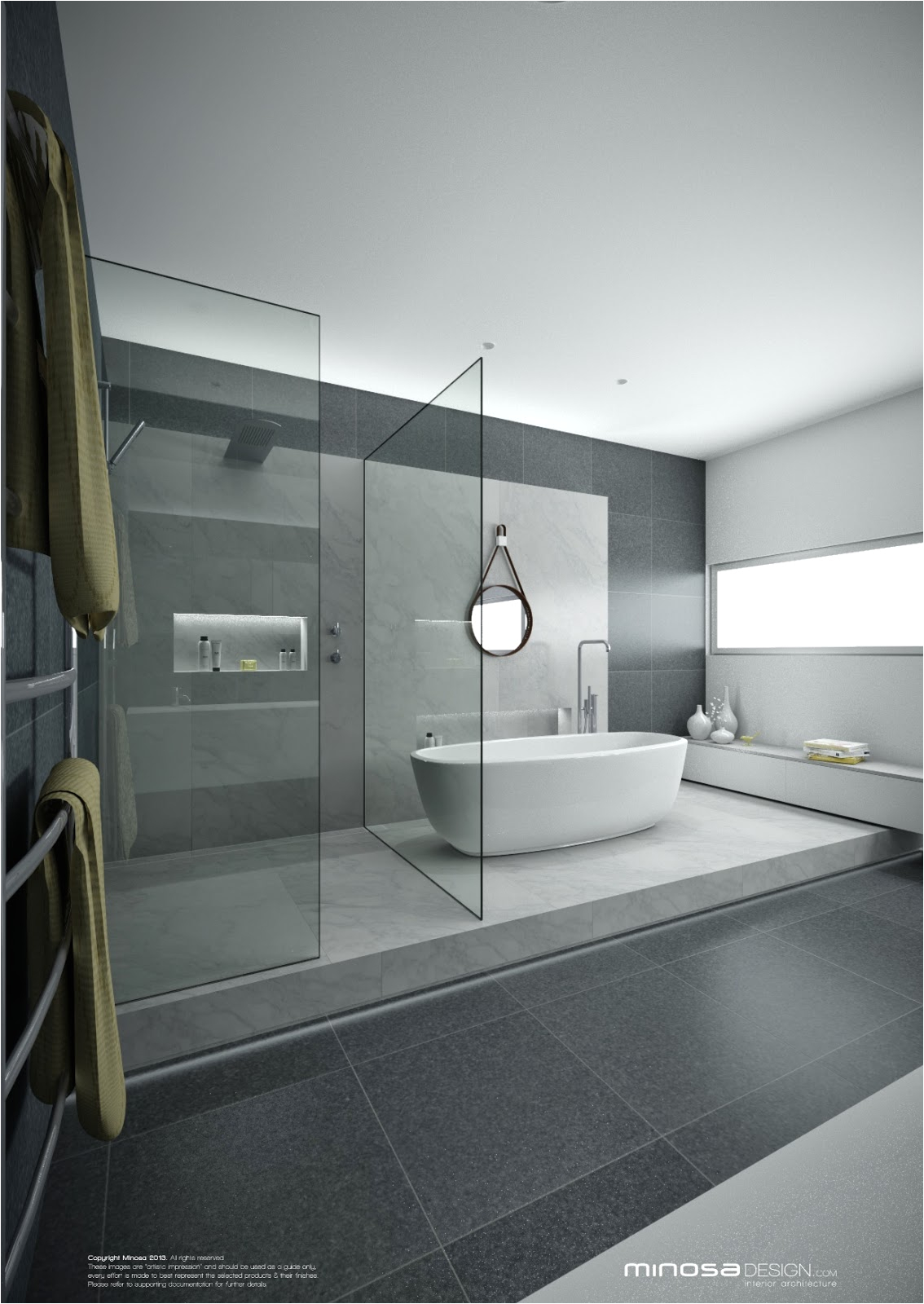 a real showstopper modern bathroom