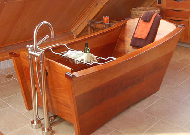 wood bathtubs for modern interior design and luxury bathrooms