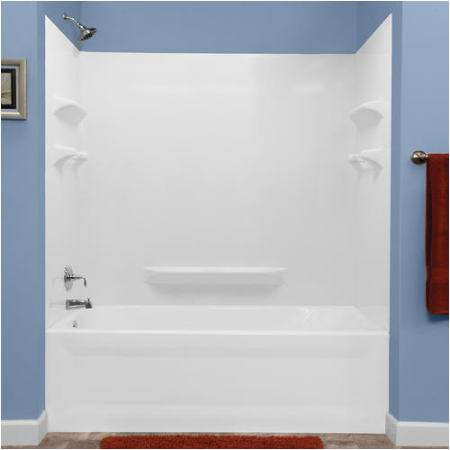 Bathtubs Menards Lyons Palm Springs 60" X 32" Bathtub Wall Surround at Menards