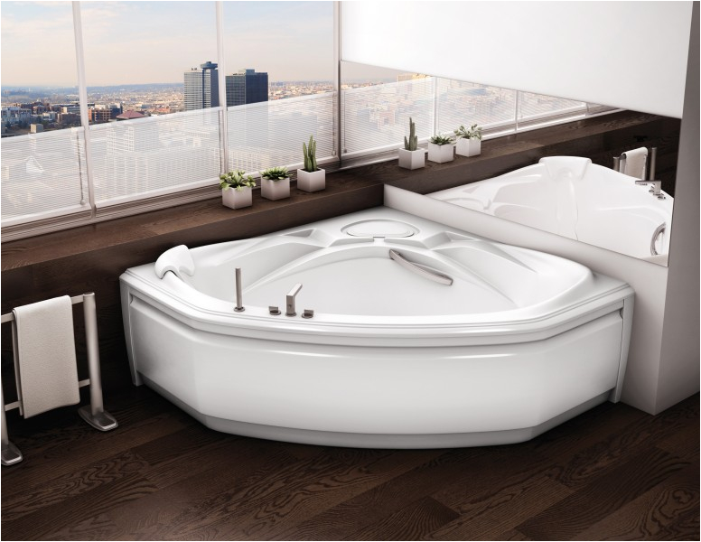 infinity bathtubs with ultra modern infinity edge corner bathtub design