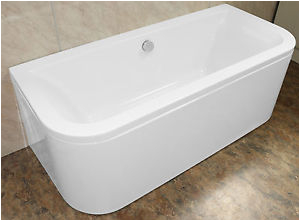 Bathtubs Sale Uk Bathroom Bath 1700 X 750mm Double Ended D Shape Back to