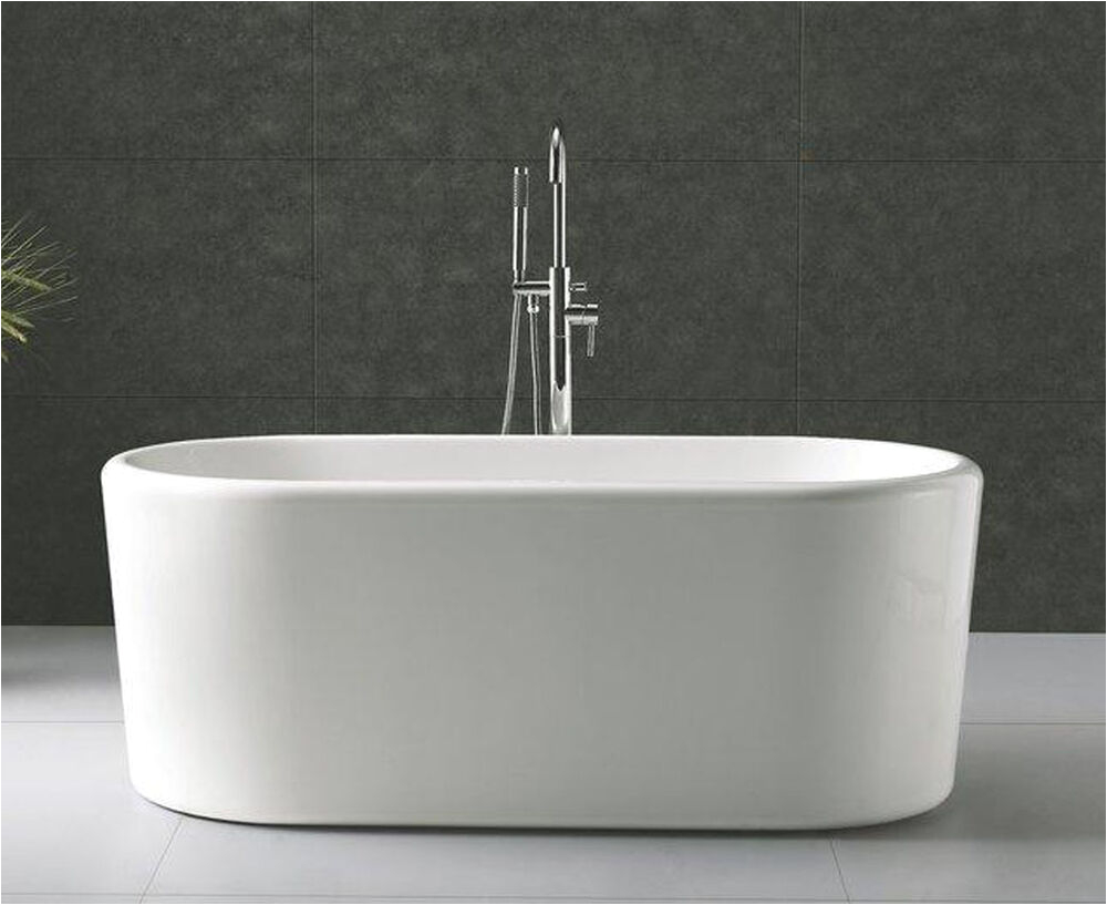 Bathtubs Smaller Than 60 Loire 28 X 67 Oval Acrylic Freestanding soaker Bathtub