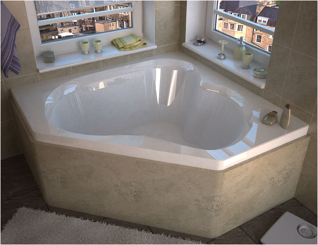 Venzi Tovila 60x60 Corner Soaking Bathtub modern bathtubs