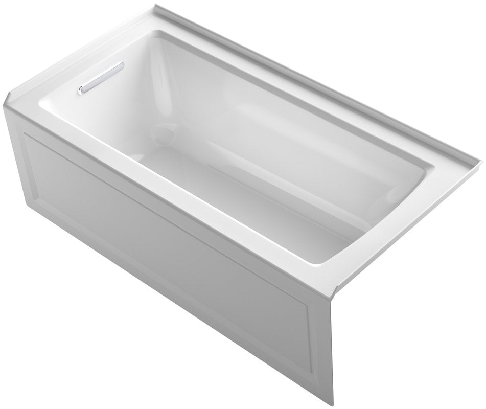 Bathtubs soaking 0 Kohler Archer 60"x30"x19" Three Wall Alcove soaking Tub