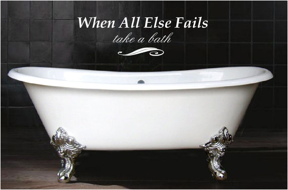 when all else fails take a bath vinyl