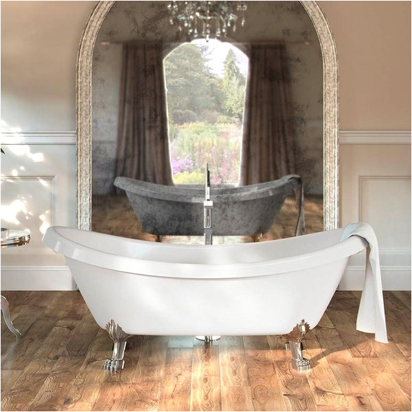 Bathtubs Under $500 Shop Maykke 71 Inch Mona Double Slipper Clawfoot Bathtub