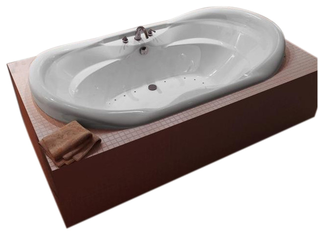 Atlantis Tubs 4170IAL Indulgence 41x70x23 Inch Oval Air Jetted Bathtub traditional bathtubs