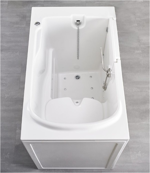 access california tall deep soak bath tub inward opening door cali