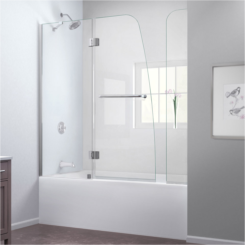 Bathtubs with Side Doors Bath Authority Dreamline Aqua Frameless Hinged Tub Door