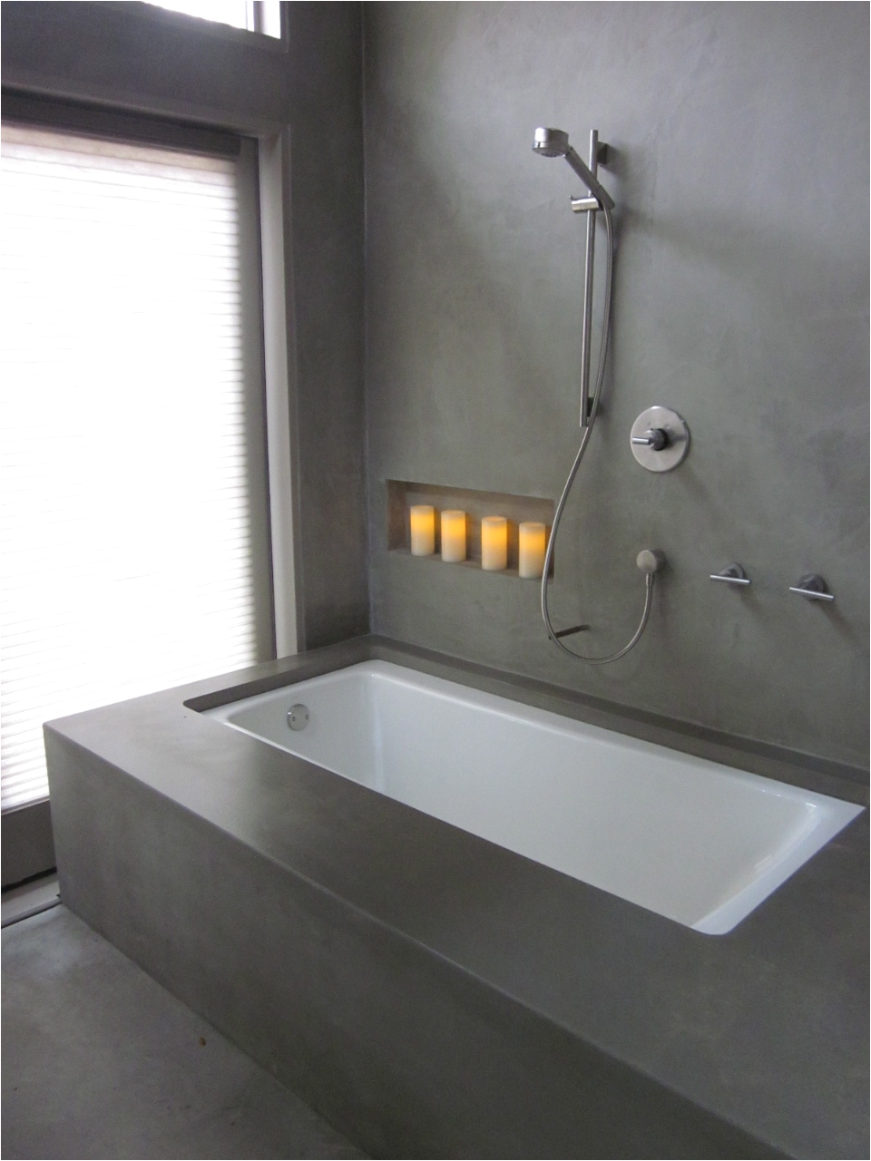 cement bathtub surround