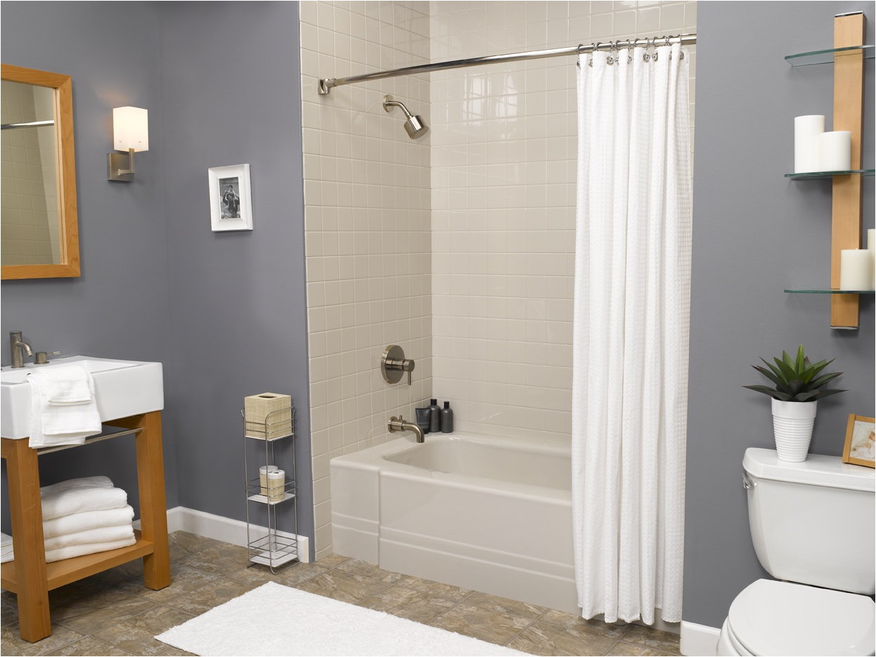 Bathtubs with Tile Walls Sure Fit Bath & Kitchen Premium Acrylic Seamed