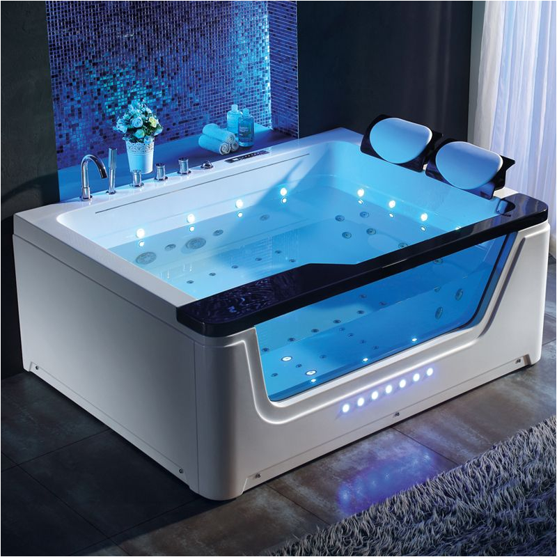 Bathtubs with Whirlpool Jacuzzi New Design Whirlpool Bathtub with Big Waterfall for 2