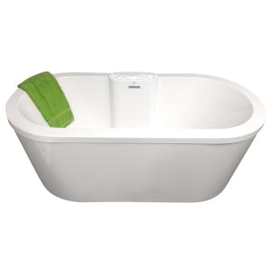 Biscuit Freestanding Bathtub Hydro Systems Eveline 66 In Flatbottom Non Whirlpool