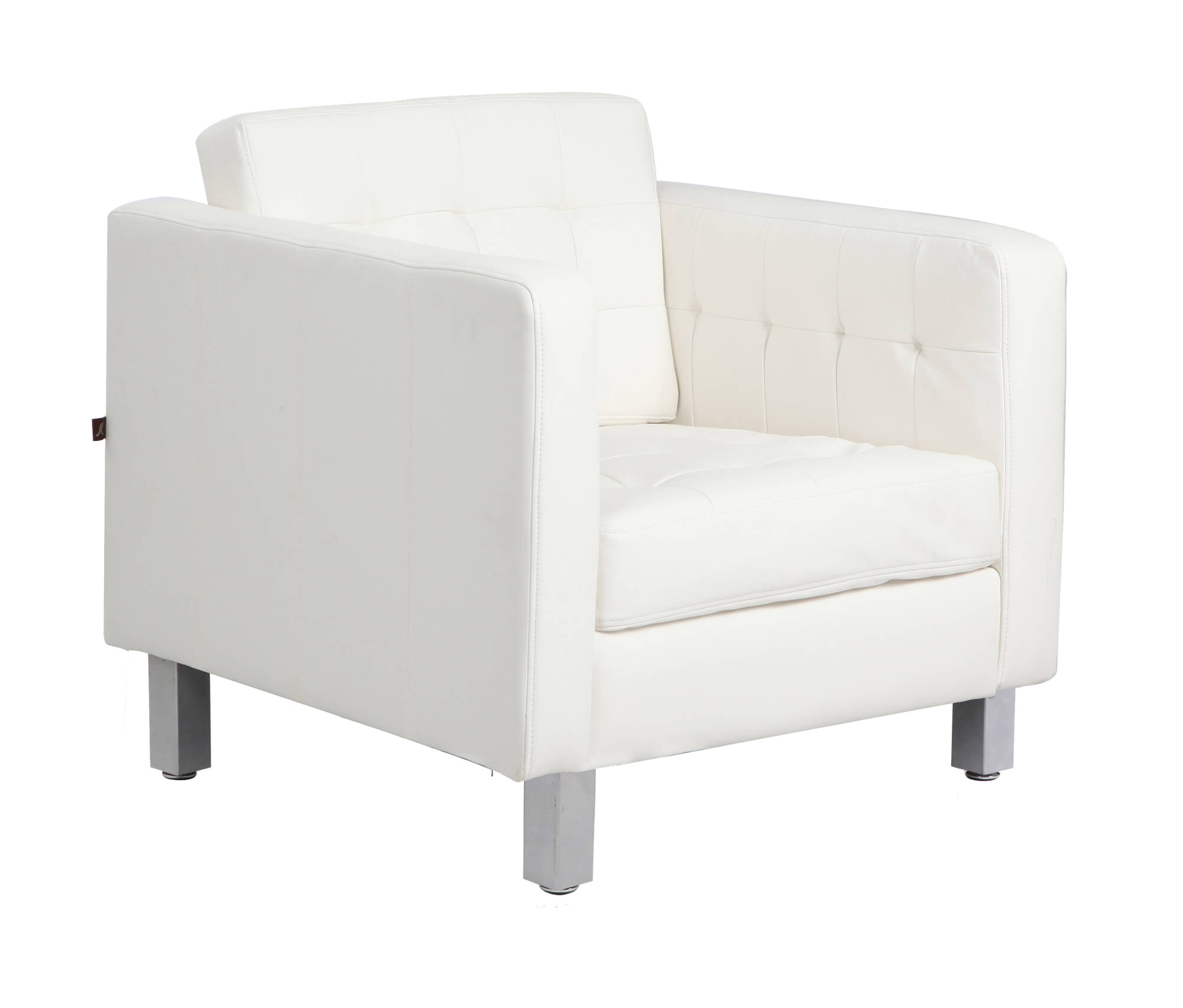 white modern accent chairs