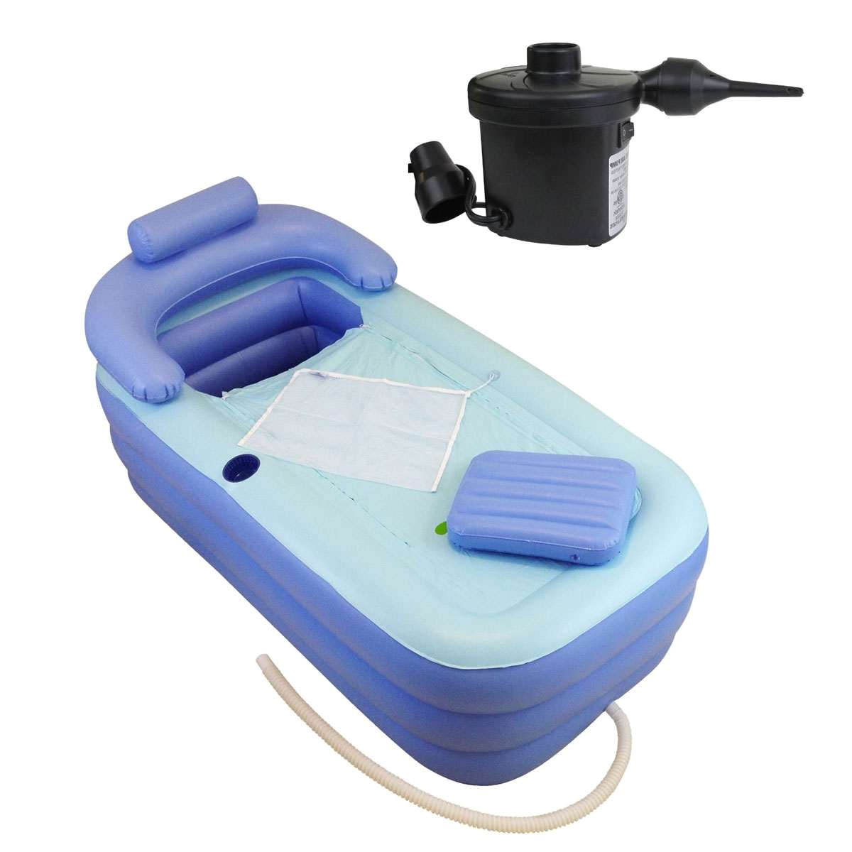 inflatable floating bathtub