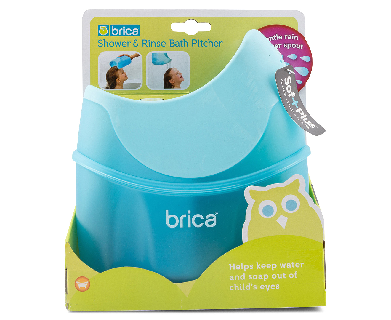 brica shower rinse bath pitcher