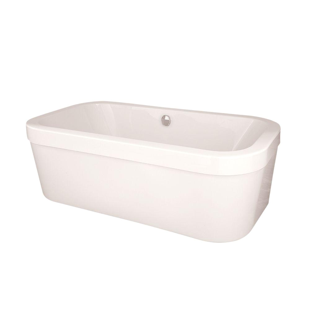 Center Drain Bathtubs Hydro Systems Birmingham 6 Ft Center Drain Freestanding