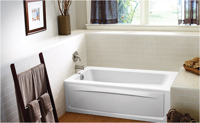 Center Drain Skirted Bathtub Rossi 6032 Skirted Bathtub