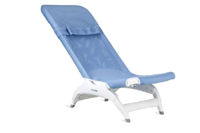 rifton large blue wave bath chair