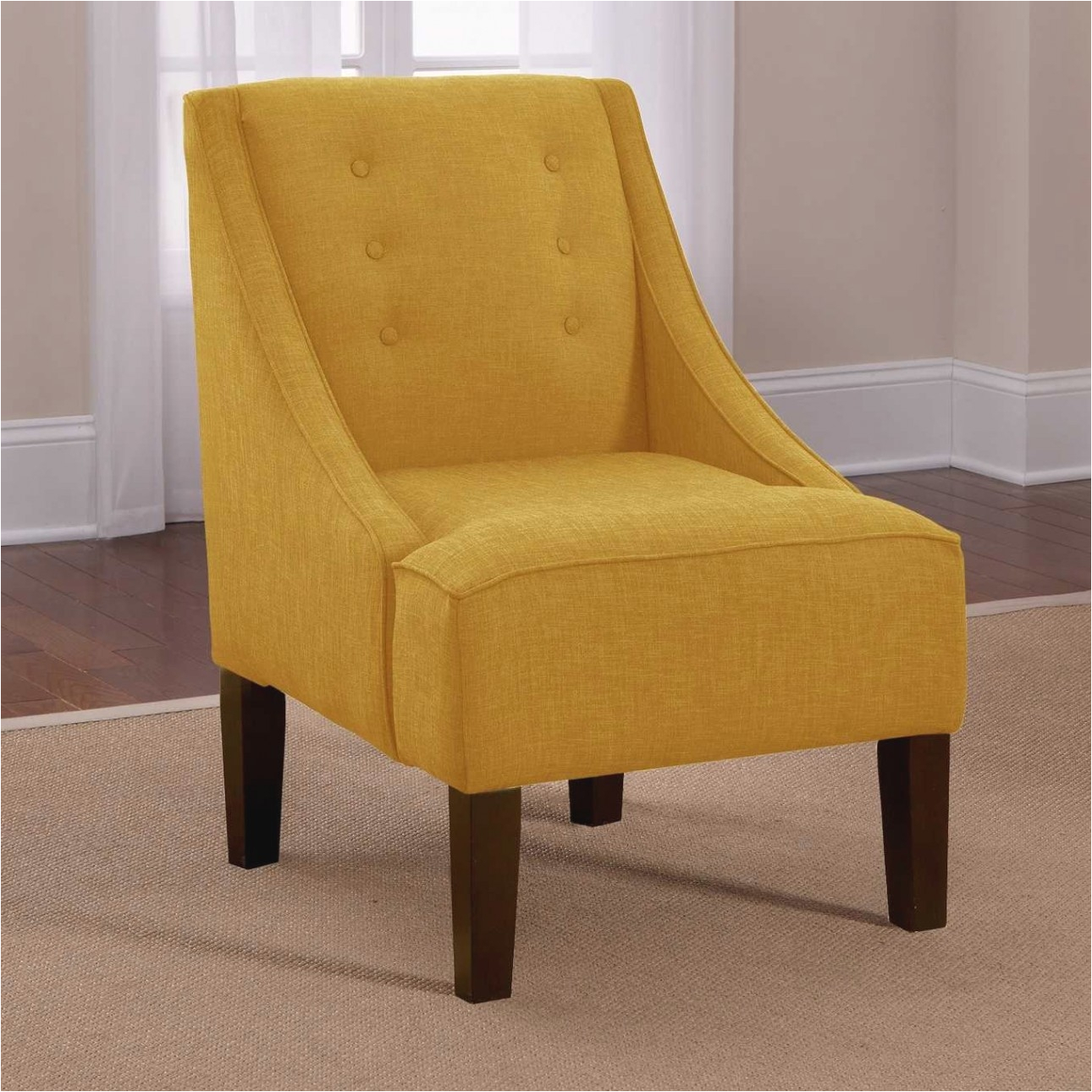 yellow accent chair cheap