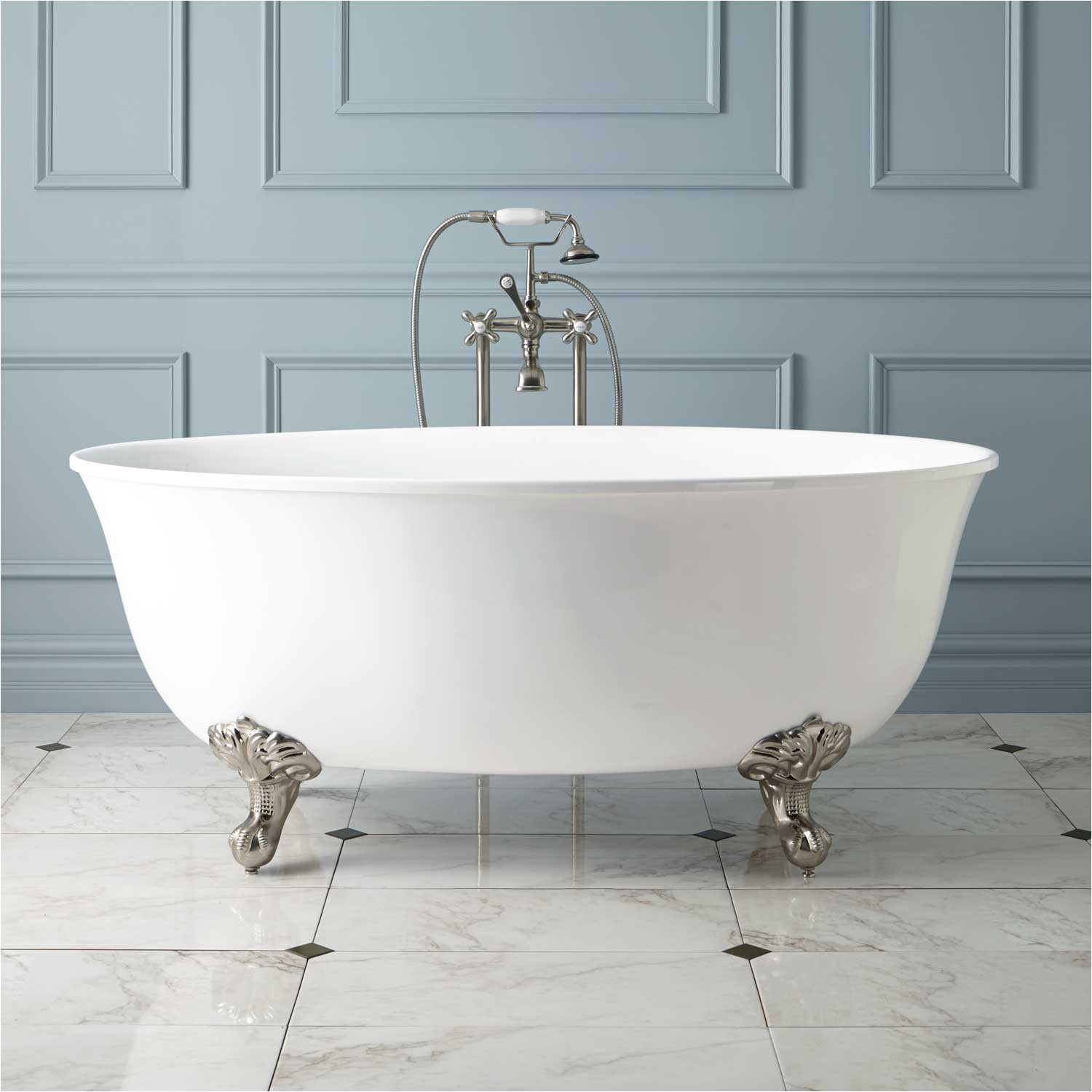 watters acrylic clawfoot tub imperial feet