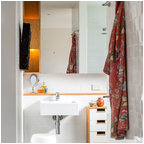 Shaw Rowhouse DC eclectic bathroom dc metro