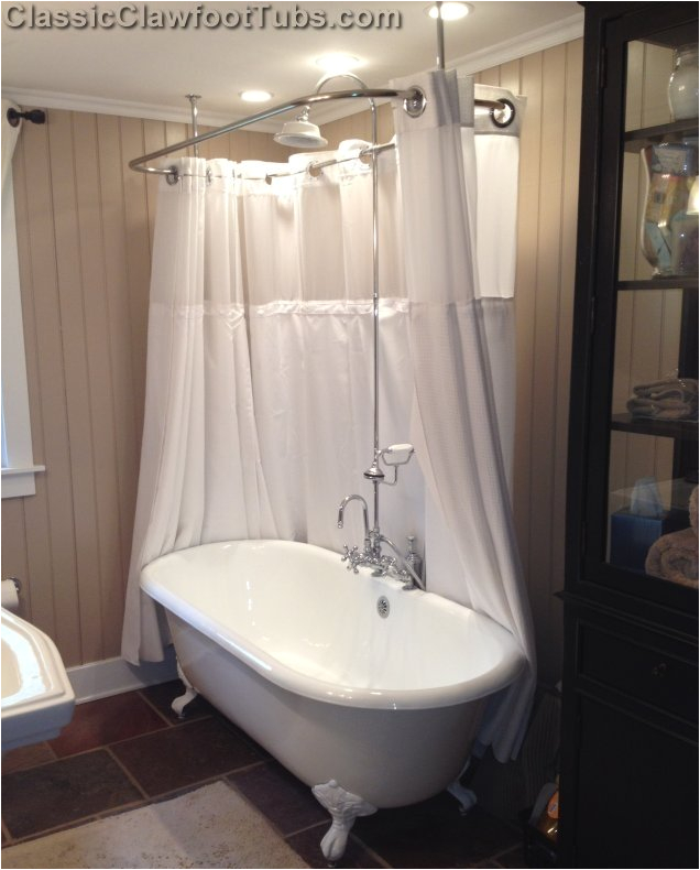 67 cast iron double ended clawfoot tub