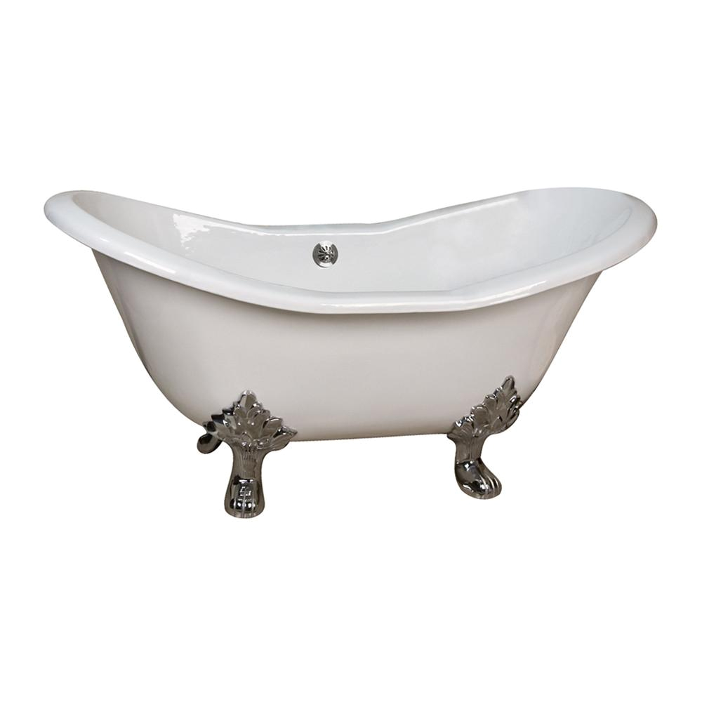 Claw Foot Bath Tub Repair Barclay Macon Premium Cast Iron Double Slipper Clawfoot