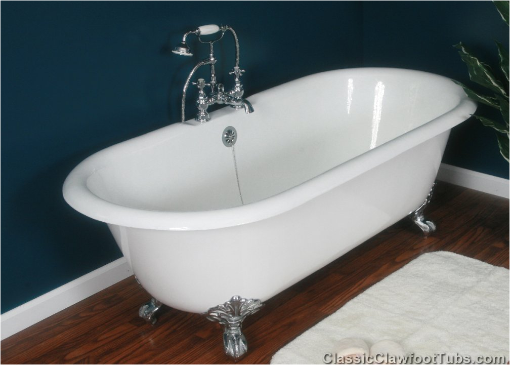 67 cast iron double ended clawfoot tub