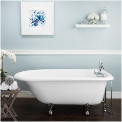 Clawfoot Bathtub 60 Heritage 60 Inch Cast Iron Classic Clawfoot Tub Wall