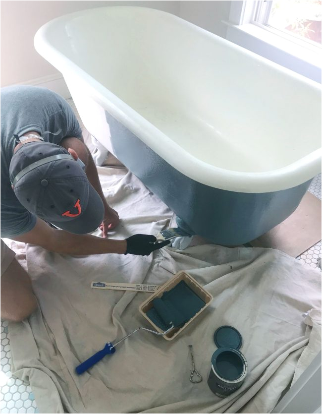 Clawfoot Bathtub Art How to Refinish A Nasty Old Clawfoot Tub