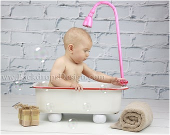 bathtub photo prop